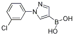 1-(3-Chlorophenyl)pyrazole-4-boronic acid Structure,1072945-88-0Structure