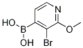 3-Bromo-2-methoxypyridine-4-boronic acid Structure,1072946-00-9Structure