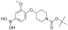 4-(1-BOC-piperidin-4-yloxy)-3-methoxyphenylboronic acid Structure,1072946-30-5Structure