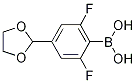 4-(1,3-Dioxolan-2-yl)-2,6-difluorophenylboronic acid Structure,1072946-41-8Structure