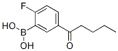 2-Fluoro-5-pentanoylphenylboronic acid Structure,1072951-52-0Structure