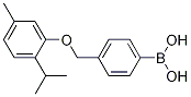 4-[(2-Isopropyl-5-methylphenoxy)methyl]phenylboronic acid Structure,1072951-58-6Structure