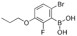 (6-Bromo-2-fluoro-3-propoxyphenyl)boronic acid Structure,1072951-85-9Structure