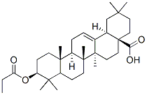 3-beta-Hydroxy-olean-12-en-28-oic acid propionate Structure,107304-64-3Structure