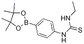 1-Ethyl-3-(4-(4,4,5,5-tetramethyl-1,3,2-dioxaborolan-2-yl)phenyl)thiourea Structure,1073353-86-2Structure