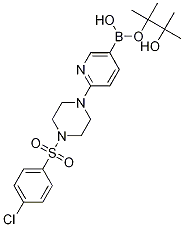 2-[4-(4-Chlorophenylsulfonyl)piperazin-1-yl]pyridine-5-boronic acid pinacol ester Structure,1073354-20-7Structure