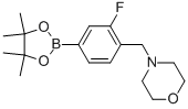 3-Fluoro-4-(n-morpholinomethyl)phenylboronic acid, pinacol ester Structure,1073354-74-1Structure