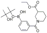 3-[3-(Ethoxycarbonyl)piperidine-1-carbonyl]phenylboronic acid pinacol ester Structure,1073355-04-0Structure