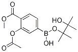 3-Acetoxy-4-methoxycarbonylphenylboronic acid, pinacol ester Structure,1073355-18-6Structure