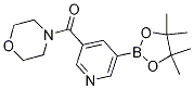 5-(Morpholine-4-carbonyl)pyridine-3-boronic acid pinacol ester Structure,1073371-92-2Structure