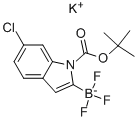 Potassium 1-boc-6-chloroindole-2-trifluoroborate Structure,1073468-33-3Structure