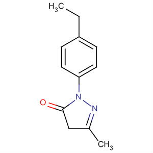 1-(4-Ethylphenyl)-3-methyl-2-pyrazolin-5-one Structure,107430-31-9Structure