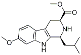 (1S,3s)methyl 1-isobutyl-7-methoxy-2,3,4,9-tetrahydro-1h-pyrido[3,4-b]indole-3-carboxylate Structure,107447-05-2Structure