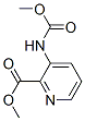 2-Pyridinecarboxylicacid,3-[(methoxycarbonyl)amino]-,methylester(9ci) Structure,107468-56-4Structure