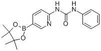 1-Phenyl-3-[5-(4,4,5,5-tetramethyl-1,3,2-dioxaborolan-2-yl)pyridin-2-yl]urea Structure,1075189-40-0Structure