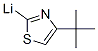 Lithium, [4-(1,1-dimethylethyl)-2-thiazolyl]-(9ci) Structure,107531-44-2Structure