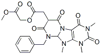 Pyrimido[2,1-f]purine-7,7(6h)-diacetic acid, 1,2,3,4,8,9-hexahydro-1,3-dimethyl-2,4,6,8-tetraoxo-9-(phenylmethyl)-, dimethyl ester (9ci) Structure,107569-04-0Structure