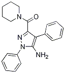 (5-Amino-1,4-diphenyl-1h-pyrazol-3-yl)(piperidin-1-yl)methanone Structure,1076197-32-4Structure