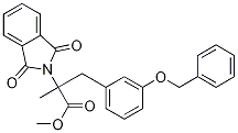 2-Methyl-2-phthalimidyl-3-(3’-benzoxyphenyl)propionic Acid Methyl Ester Structure,1076198-56-5Structure