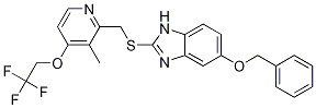 2-[[[3-Methyl-4-(2,2,2-trifluoroethoxy)-2-pyridyl]methyl]thio]-5-benzyloxy-1h-benzimidazole Structure,1076198-61-2Structure