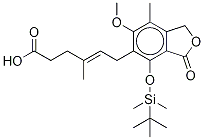 4’-Tert-butyldimethylsilylmycophenolic acid Structure,1076199-63-7Structure