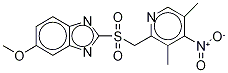 4-Desmethoxy-4-nitro omeprazole sulfone Structure,1076199-93-3Structure