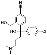 4-[4-(Dimethylamino)-1-(4’-chlorophenyl)-1-hydroxybutyl]-3-(hydroxymethyl)-benzonitrile Structure,1076200-05-9Structure