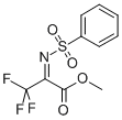 Methyl 2-[benzenesulfonylimino]-3,3,3-trifluoropropionate Structure,107651-35-4Structure