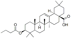 3-beta-Hydroxy-olean-12-en-28-oic acid butyrate Structure,107660-10-6Structure