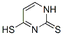 2(1H)-pyrimidinethione, 4-mercapto-(9ci) Structure,107686-58-8Structure