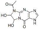 9H-imidazo[1,2-a]purin-9-one, 5-acetyl-1,5,6,7-tetrahydro-6,7-dihydroxy-(9ci) Structure,107698-73-7Structure