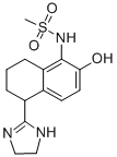 N-(5-(4,5-dihydro-(1h)-imidazol-2-yl)-2-hydroxy-5,6,7,8-tetrahydronaphthalen-1-yl)methanesulfonamidehydrobromide Structure,107756-30-9Structure