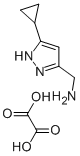 C-(5-cyclopropyl-1h-pyrazol-3-yl)-methylamine oxalate Structure,1078155-13-1Structure