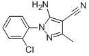 5-Amino-4-cyano-1-(2-chlorophenyl)-3-methylpyrazole Structure,107856-31-5Structure