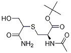 N-acetyl-s-[2-amino-1-(hydroxymethyl)-2-oxoethyl]-l-cysteine-1,1-dimethylethyl ester Structure,1079950-10-9Structure