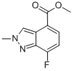 2H-Indazole-4-carboxylic acid, 7-fluoro-2-methyl-, methyl ester Structure,1079993-20-6Structure