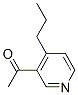 (9ci)-1-(4-丙基-3-吡啶)-乙酮結構式_108134-82-3結構式