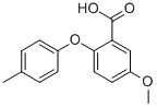 5-Methoxy-2-(p-tolyloxy)benzoic acid Structure,1081829-65-3Structure