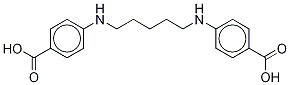 4,4’-(1,5-Pentanediyldiimino)dibenzoic Acid Structure,1081849-97-9Structure