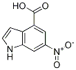 6-Nitro indole-4-carboxylic acid Structure,1082040-51-4Structure