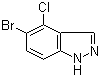 1H-Indazole, 5-bromo-4-chloro- Structure,1082041-90-4Structure