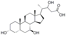 (3Alpha,5beta,7beta)-3,7,22-trihydroxycholan-24-oic acid Structure,108266-90-6Structure