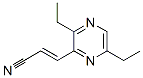 2-Propenenitrile,3-(3,6-diethylpyrazinyl)-,(e)-(9ci) Structure,108290-48-8Structure