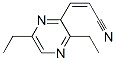 2-Propenenitrile,3-(3,6-diethylpyrazinyl)-,(z)-(9ci) Structure,108290-51-3Structure