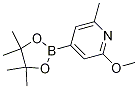 6-Methoxy-2-picoline-4-boronic acid, pinacol ester Structure,1083168-87-9Structure