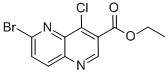 Ethyl 6-bromo-4-chloro-1,5-naphthyridine-3-carboxylate Structure,1083181-13-8Structure