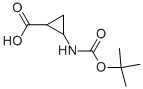 Cyclopropanecarboxylic acid, 2-[[(1,1-dimethylethoxy)carbonyl]amino]- Structure,1083181-22-9Structure