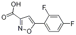 5-(2,4-Difluorophenyl)-3-isoxazolecarboxylic acid Structure,1083224-23-0Structure