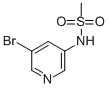 Methanesulfonamide, N-(5-bromo-3-pyridinyl)- Structure,1083326-18-4Structure