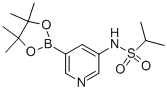 N-(5-(4,4,5,5-Tetramethyl-1,3,2-dioxaborolan-2-yl)pyridin-3-yl)propane-2-sulfomide Structure,1083326-57-1Structure